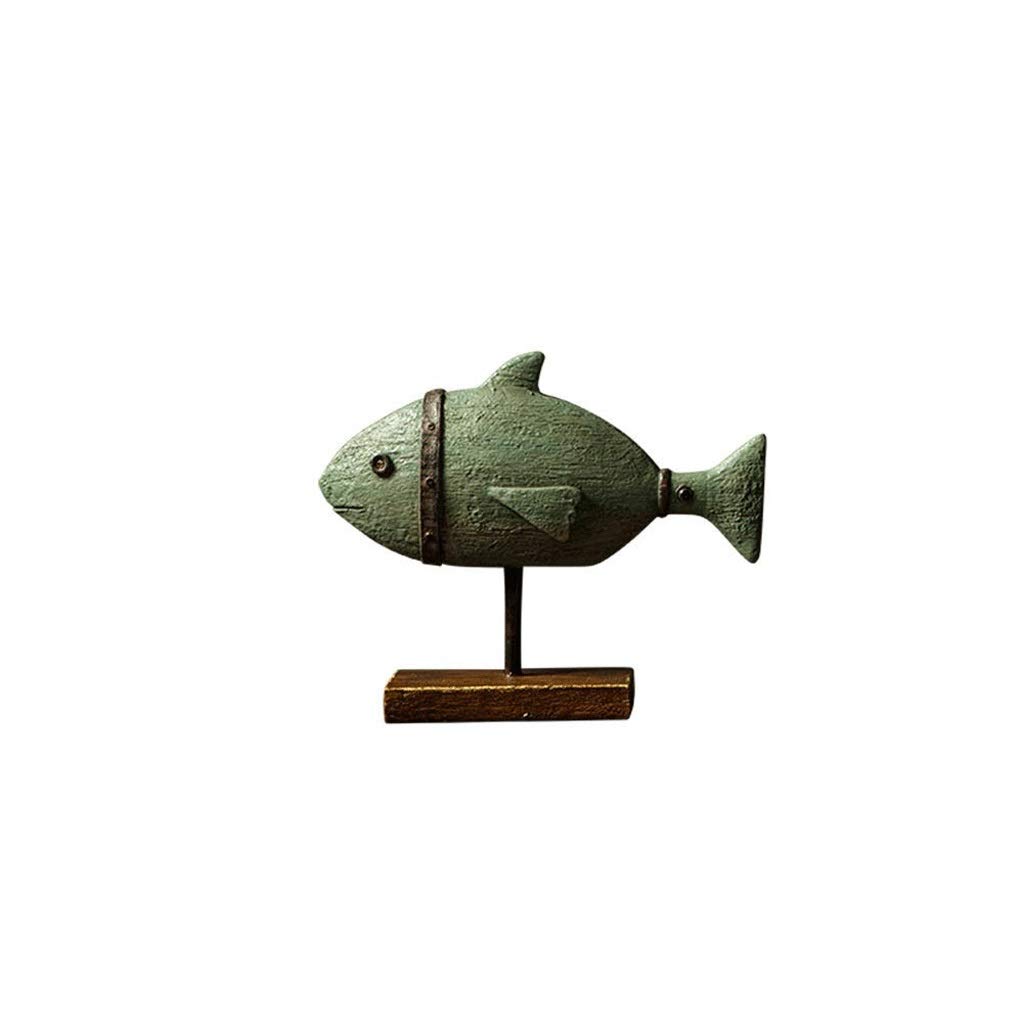 Amazon.co.jp: 装飾、彫刻 樹脂動物魚-Angel魚アートグラス吹き手作り